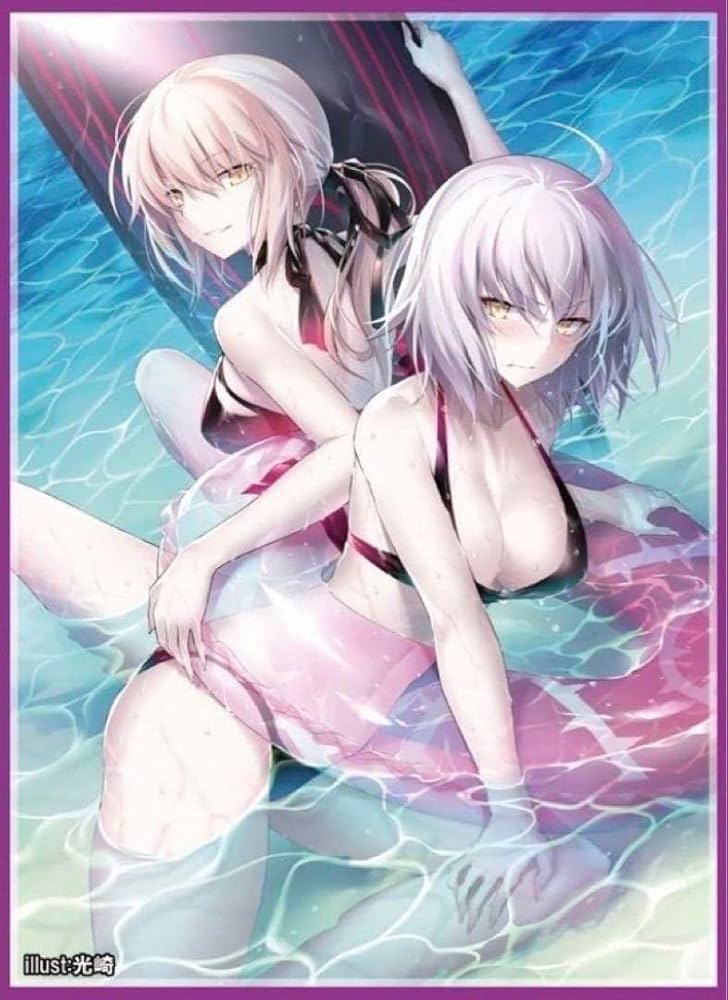 英霊華像　Fate fgo ジャンヌ　オルタ　水着 Amazon | FGO Fate セイバー&ジャンヌオルタ 水着ver コミケ限定